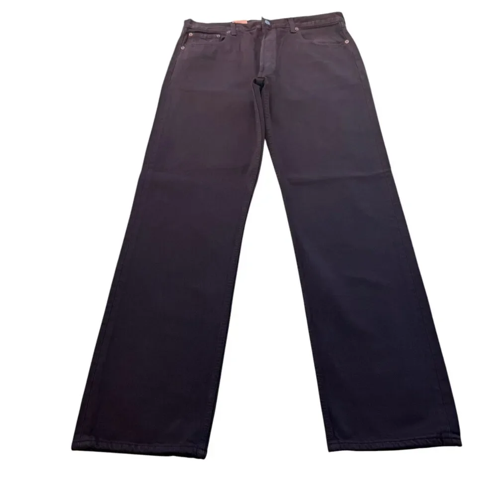 Vintage 1997 Levi's 501 Jeans 38x34 Chocolate Brown NWT Made in Canada Stamp 216